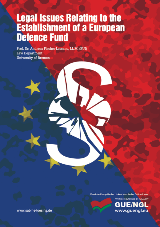 Legal Issues Relating to the Establishment of a European Defence Fund