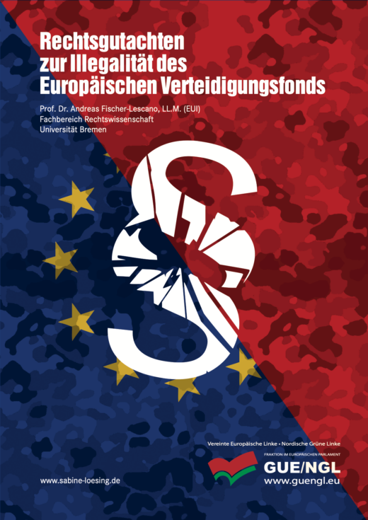 Rechtsfragen der Einrichtung des Europäischen Verteidigungsfonds (EVF)